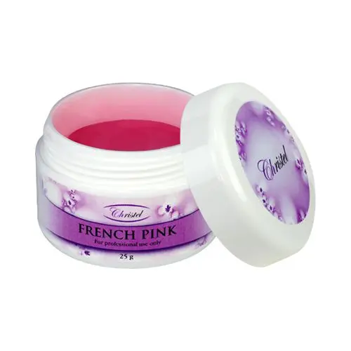 UV zselé Christel - French Pink gel, Camouflage 25g 