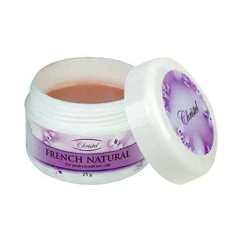 UV zselé Christel - French Natural gel, Camouflage 25g /építő zselé