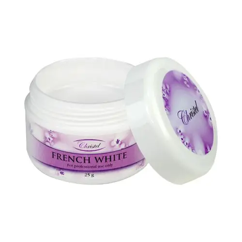 UV zselé Christel - French White gel, 25g 