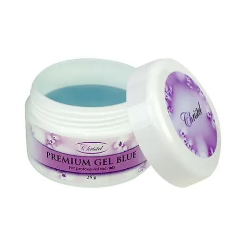 UV zselé Christel - Premium gel Blue, 25g 