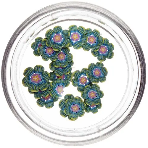 Virágszeletek - Fimo Nail Art